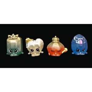 Shopkins Exclusive Set of 4 Gemma Stone Figurines K04 U